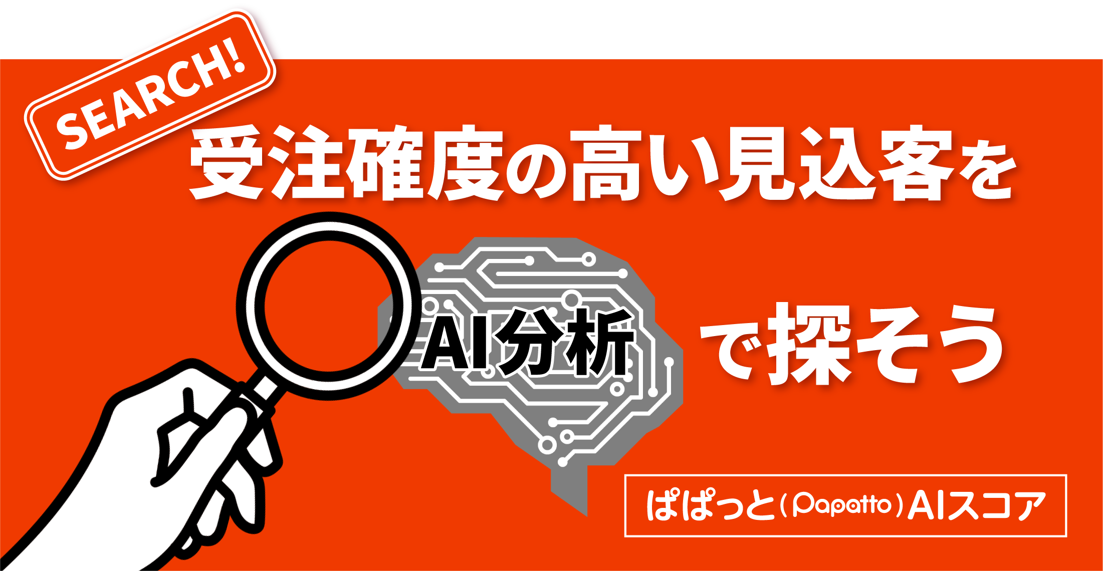 デジタルマーケティングツールを使いこなすためのサービス ぱぱっとaiスコア