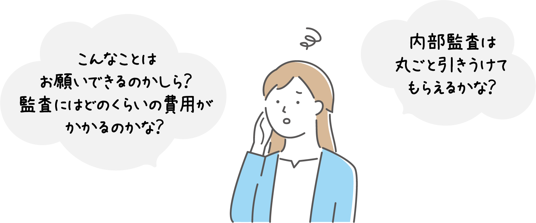 費用・内部監査などご相談がございましたら、お気軽にお問い合わせください。